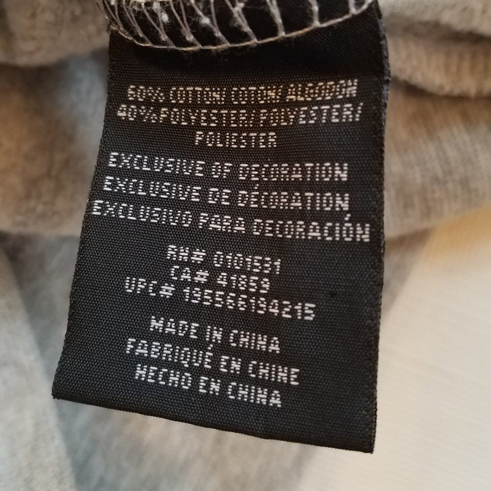 Boys Gray Batman Pullover Hoodie Sizes M & L - Picture 4 of 11